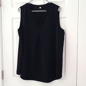 Black Tank Blouse